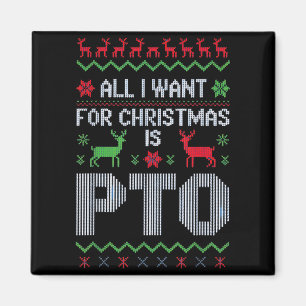 Imán Todo lo que quiero para Navidad es Pto Divertida O