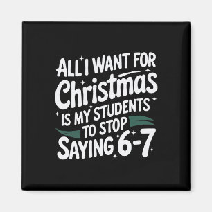 Imán Todo lo que quiero para Navidad es que mis estudia