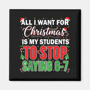 Imán Todo lo que Quiero para Navidad es que mis Estudia