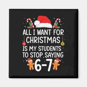 Imán Todo lo que quiero para Navidad es que mis estudia