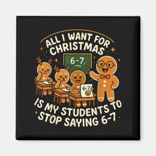 Imán Todo lo que Quiero para Navidad es que mis Estudia
