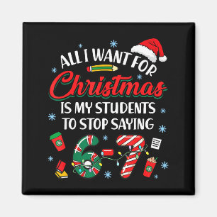 Imán Todo lo que Quiero para Navidad es que mis Estudia