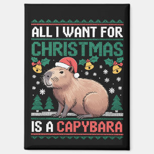 Imán Todo lo que quiero para Navidad es un regalo de an