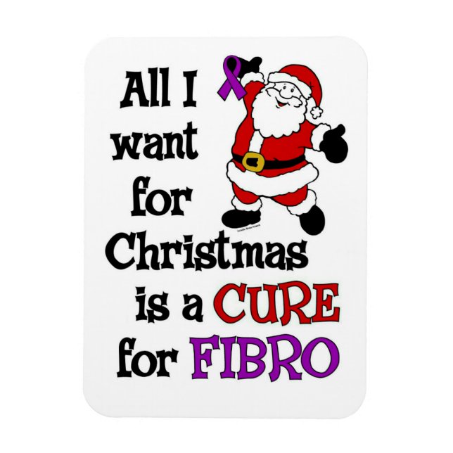 Imán Todo Lo Que Quiero Para Navidades... Fibro (Vertical)