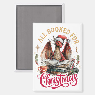 Imán Todo reservado para el dragón de Navidad 