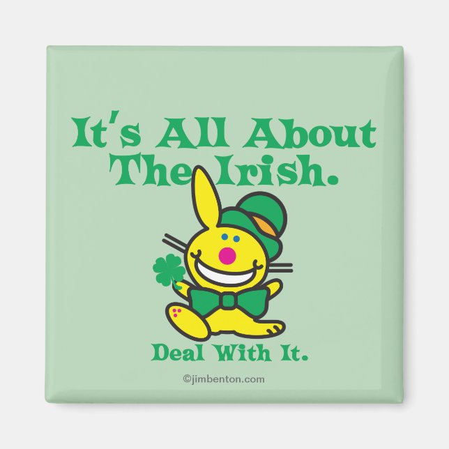 Imán Todo se trata del irlandés (Frente)