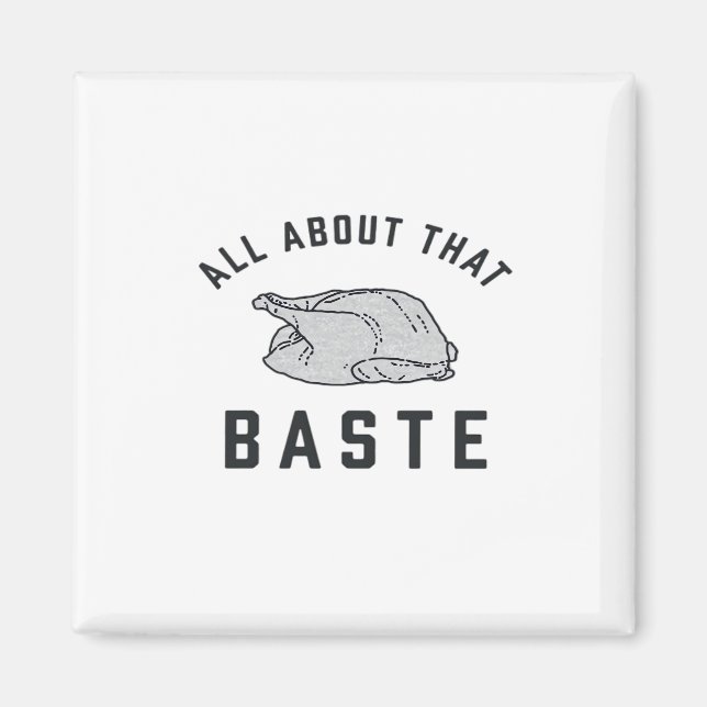 Imán Todo Sobre Ese Baste Clásico Gracioso (Frente)