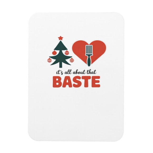 Imán Todo Sobre Ese Clásico Navidad Baste (Vertical)