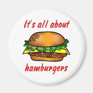 Imán Todo sobre las hamburguesas
