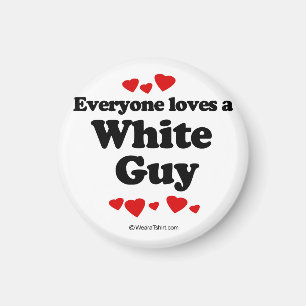 Imán Todos aman a un hombre blanco