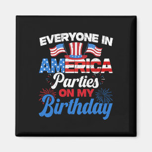 Imán Todos En Fiestas Estadounidenses En Mi Cumpleaños 