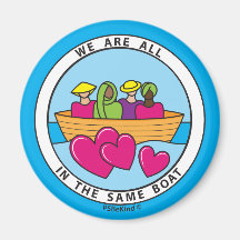 Todos Estamos En El Mismo Barco 1_Round Magnet 2.2