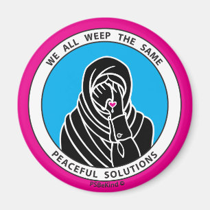 Imán Todos Lloramos El Mismo Magnet De 3 Pink_2.25"_