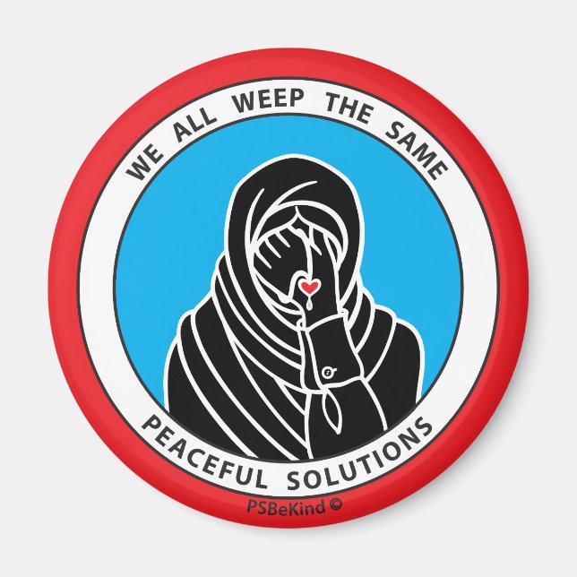 Imán Todos Lloramos Lo Mismo 3 Red_2.25" Magnet_ (Frente)