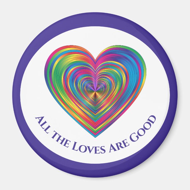 Imán Todos Los Amores Son Buenos (Frente)