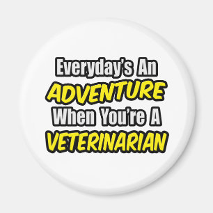 Imán Todos los días es una aventura... veterinaria