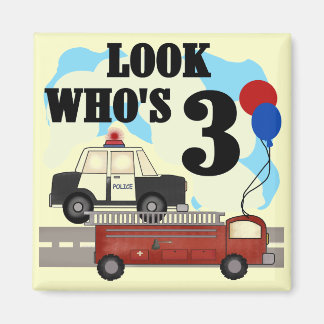 Imán Todos los días Héroes 3er cumpleaños camisetas y r
