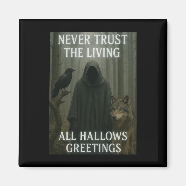 Imán Todos los Halloween Ghostly Magnet (Frente)
