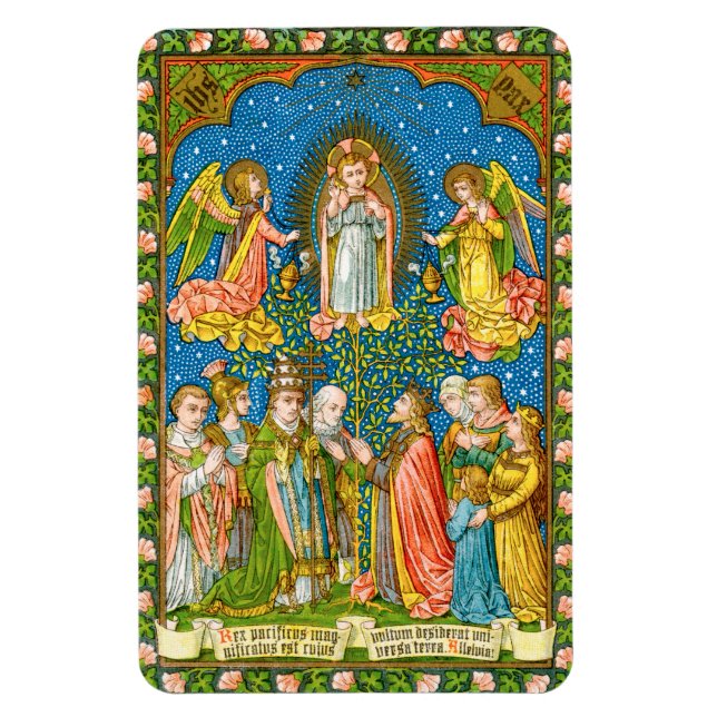 Imán Todos los santos adoran el árbol (VVP OO2) (Vertical)