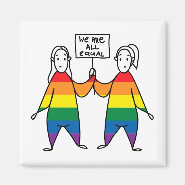 Imán Todos somos iguales (Frente)