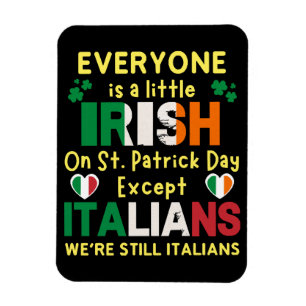 Imán Todos son un poco irlandeses el día de San Patrici