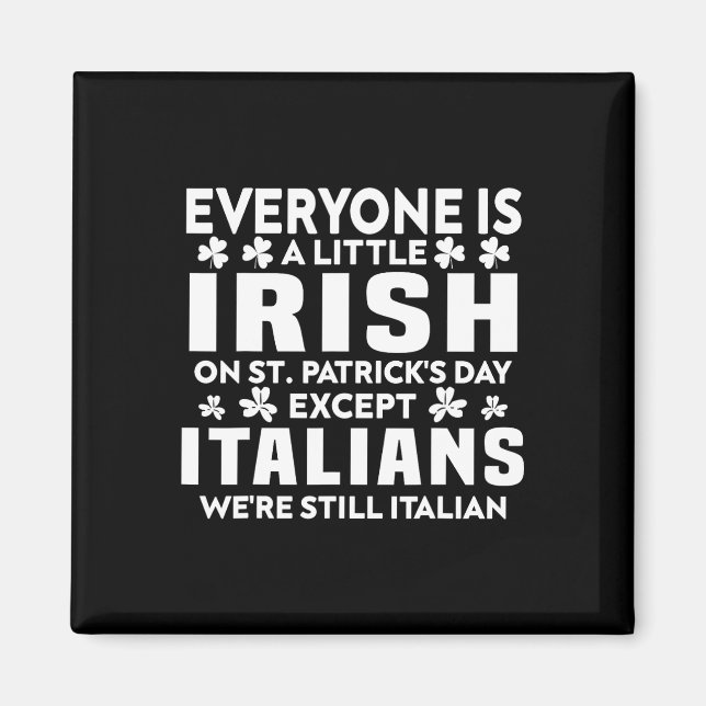 Imán Todos Son Un Poco Irlandeses, Excepto (Frente)