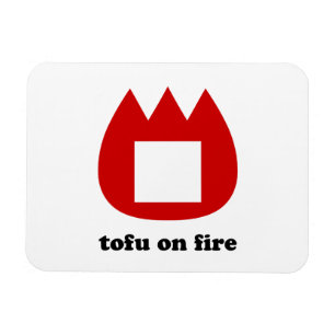 Imán 📛 tofu en llamas