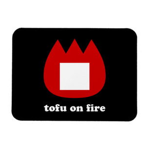 Imán 📛 tofu en llamas