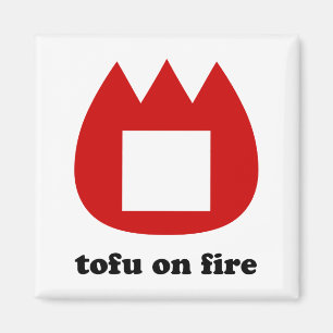 Imán 📛 tofu en llamas
