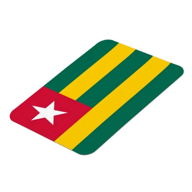 Imán Togo - Bandera - (Lado Izquierdo)