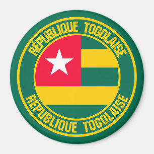 Imán Togo: Emblema redondo