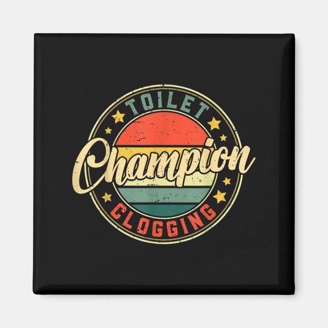 Imán Toilet Clogging Chamon  (Frente)