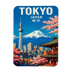 Imán Tokio Japón Calles de Neón y Barrios Tradicionales