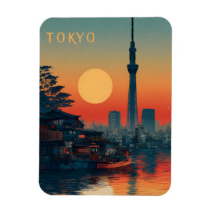 Imán Tokio Japón vintage