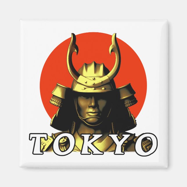 Imán Tokio Samurai Japón (Frente)