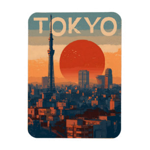 Imán Tokio vintage