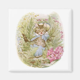 Imán Tom Kitten (Ilustracion de gato lindo) Beatrix Pot