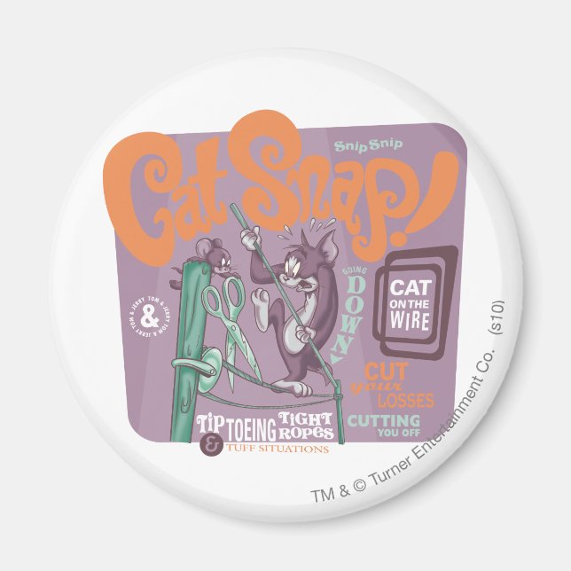 Imán Tom y Jerry Cat Snap (Frente)