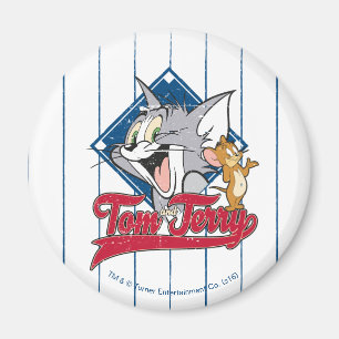 Imán Tom y Jerry el Tom y Jerry en diamante de