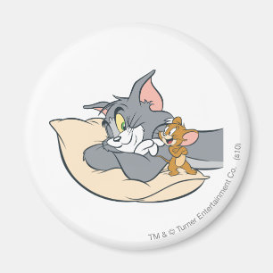 Imán Tom y Jerry en la almohada