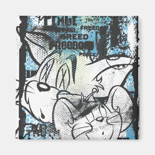Imán Tom y Jerry Grimey