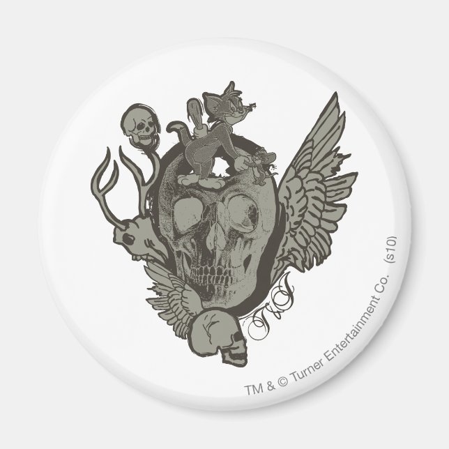 Imán Tom y Jerry Skull (Frente)