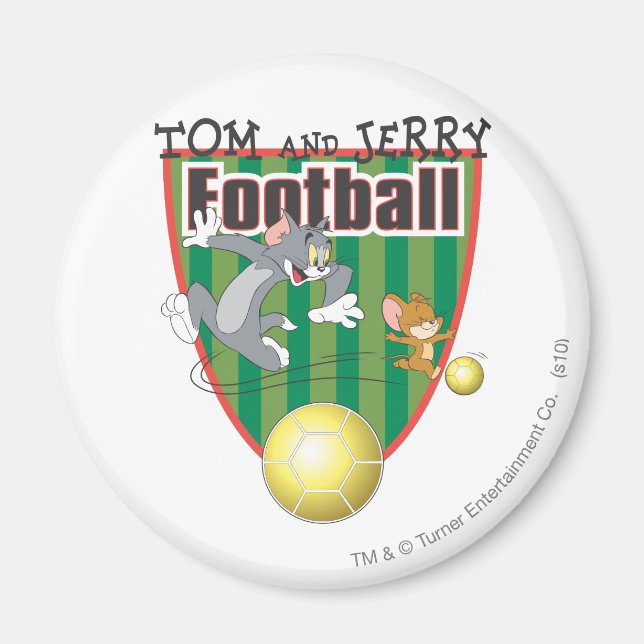 Imán Tom y Jerry Soccer (fútbol) 6 (Frente)