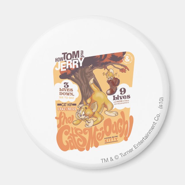 Imán Tom y Jerry The Cats Me-Ouch (Frente)