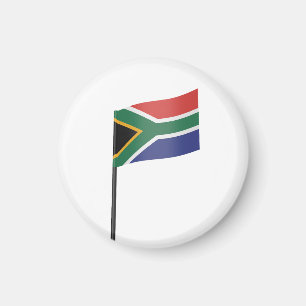 Imán Toma de dientes con la bandera de Sudáfrica