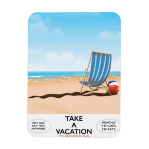 Imán Tómate unas vacaciones
