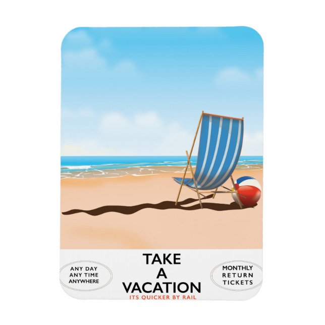 Imán Tómate unas vacaciones (Vertical)