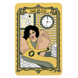 Imán Tome el refrigerador Five_C_4x6