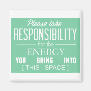 Imán Tome por favor la responsabilidad de la energía
