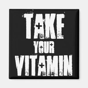 Imán Tome su vitamina